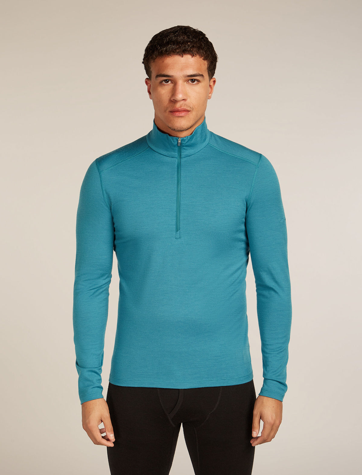 Men's 200 Oasis Half Zip Thermal Top Topaz - 1