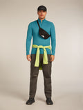 Men's 200 Oasis Half Zip Thermal Top Topaz - 4
