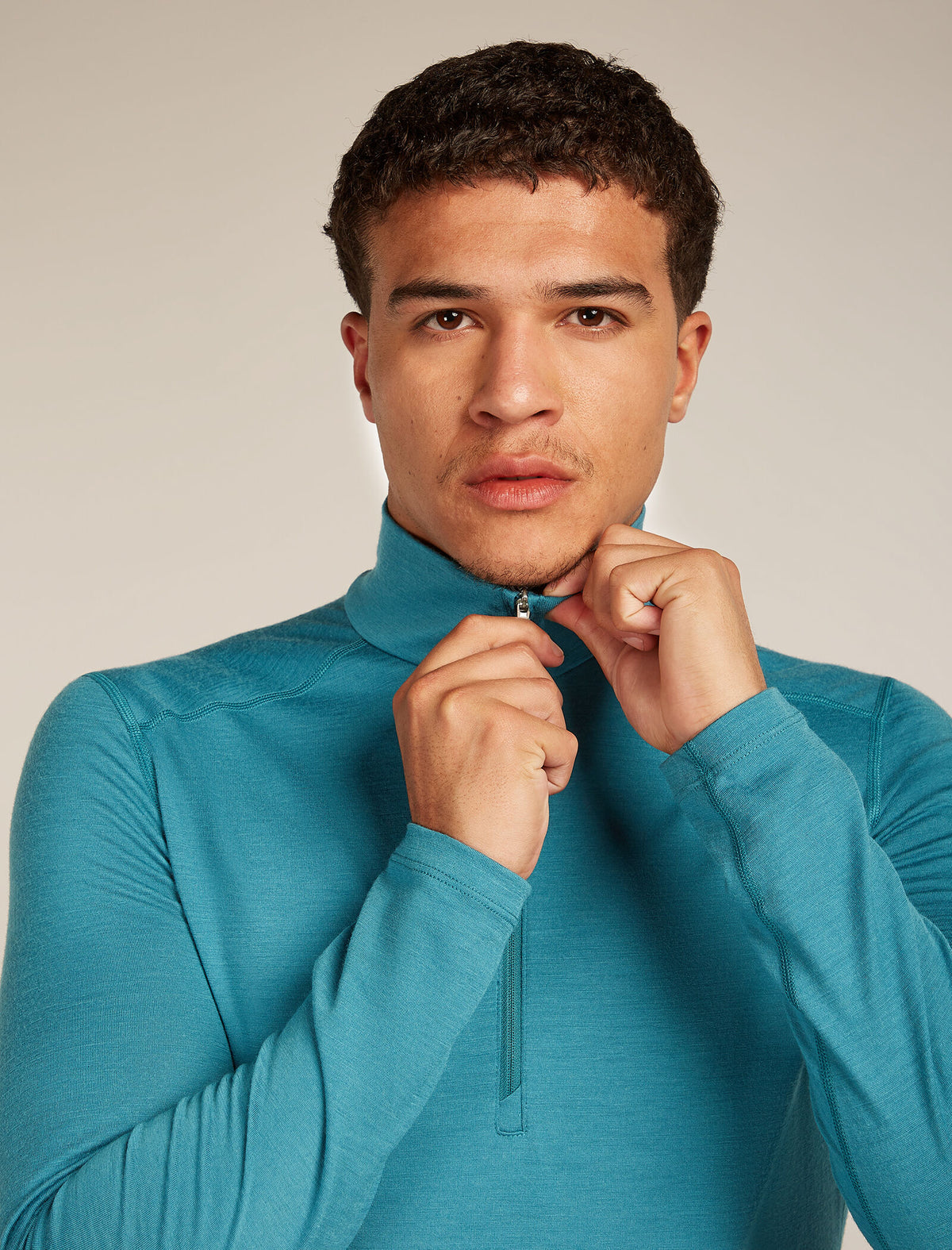 Men's 200 Oasis Half Zip Thermal Top Topaz - 6