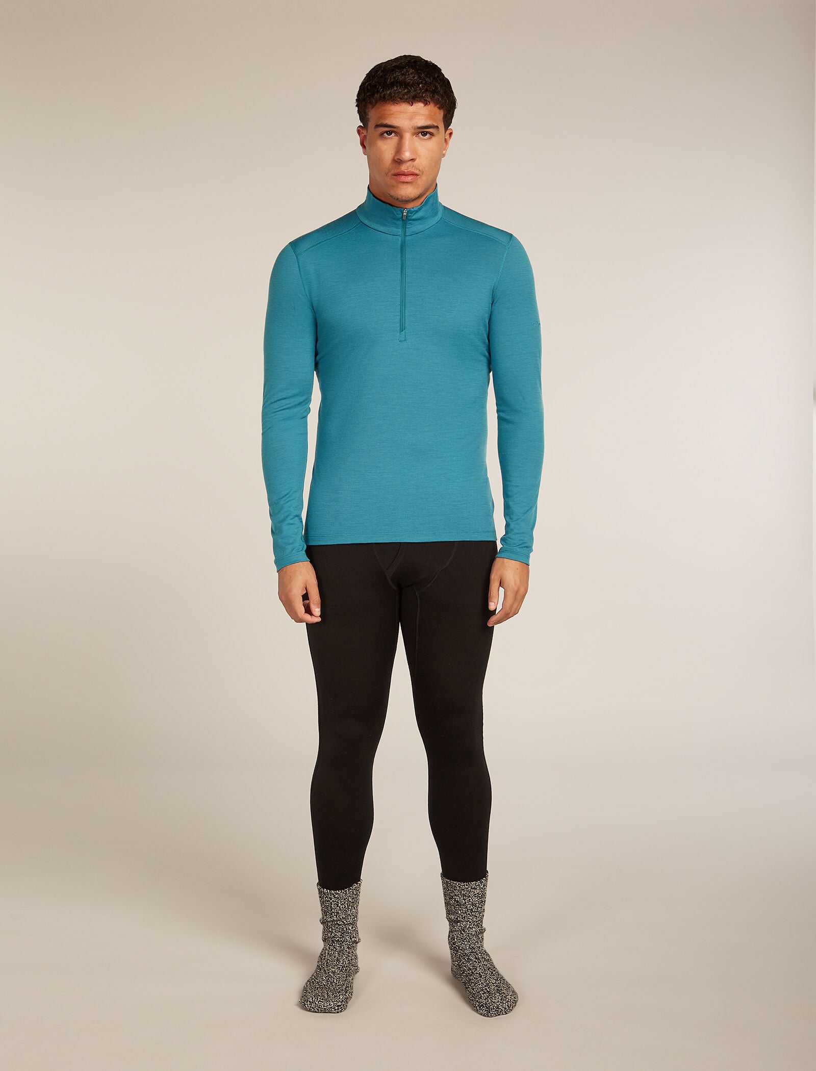 icebreaker メリノウール メンズ 200 オアシス Men's Merino 200 Oasis Long Sleeve Half Zip Thermal Top| icebreaker