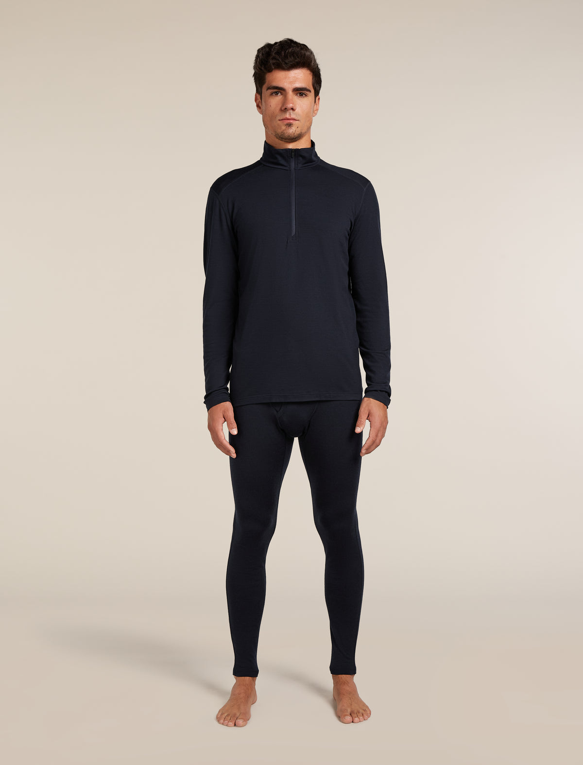 Men's 200 Oasis Half Zip Thermal Top Midnight Navy - 2