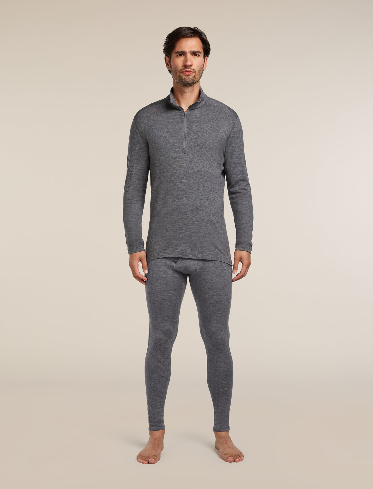 Men's 260 Tech Half Zip Thermal Top Gritstone Heather - 3