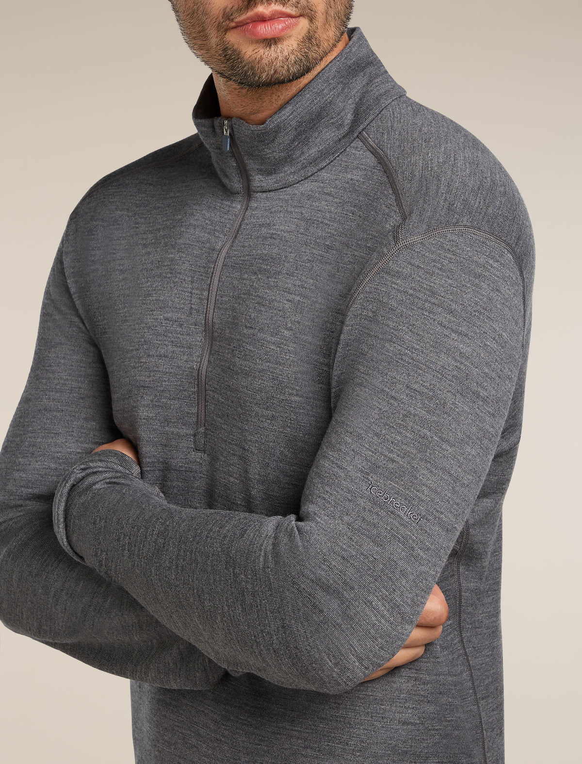 Men's 260 Tech Half Zip Thermal Top Gritstone Heather - 6