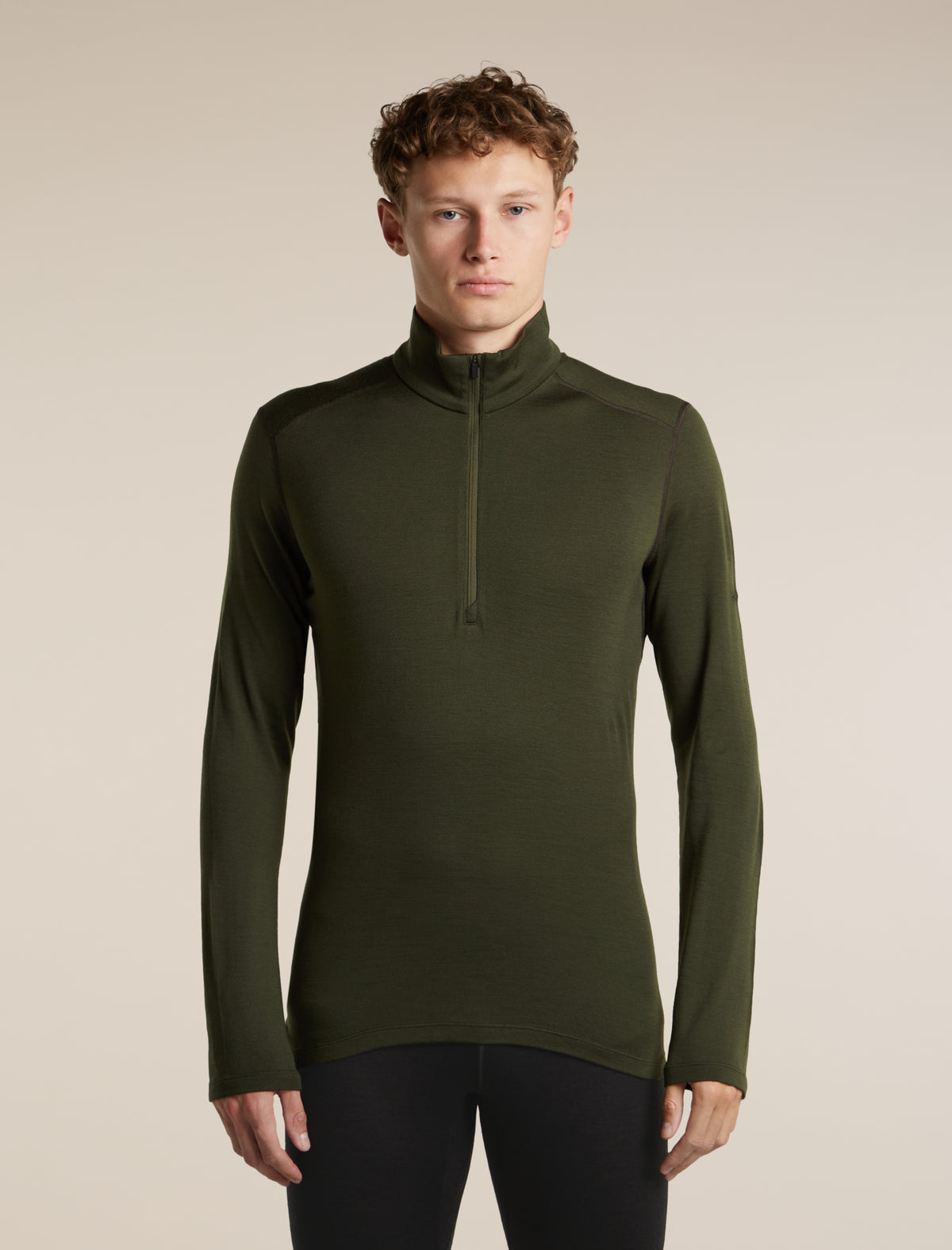 260 Oasis Half Zip Dk Loden - 1