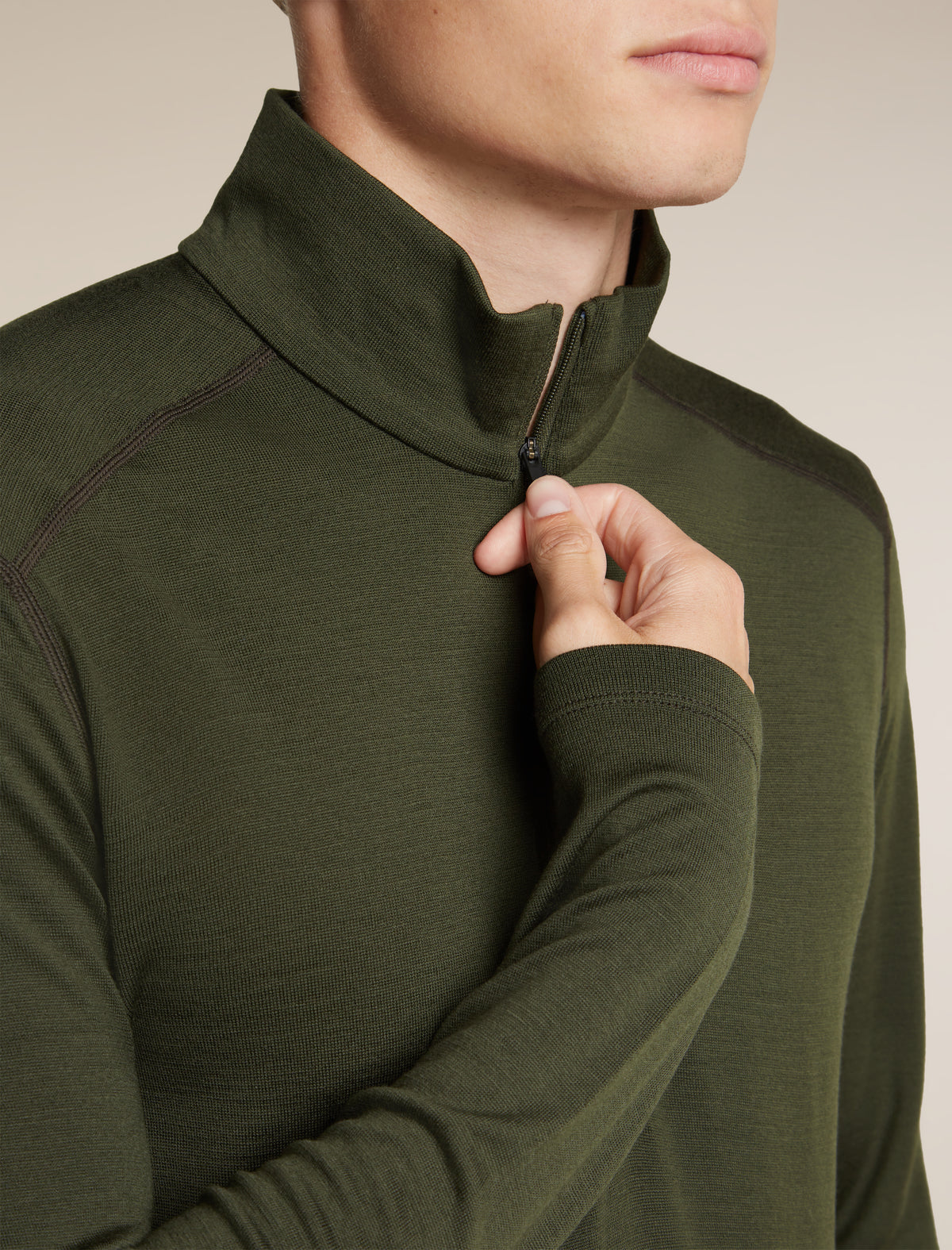 260 Oasis Half Zip Dk Loden - 6