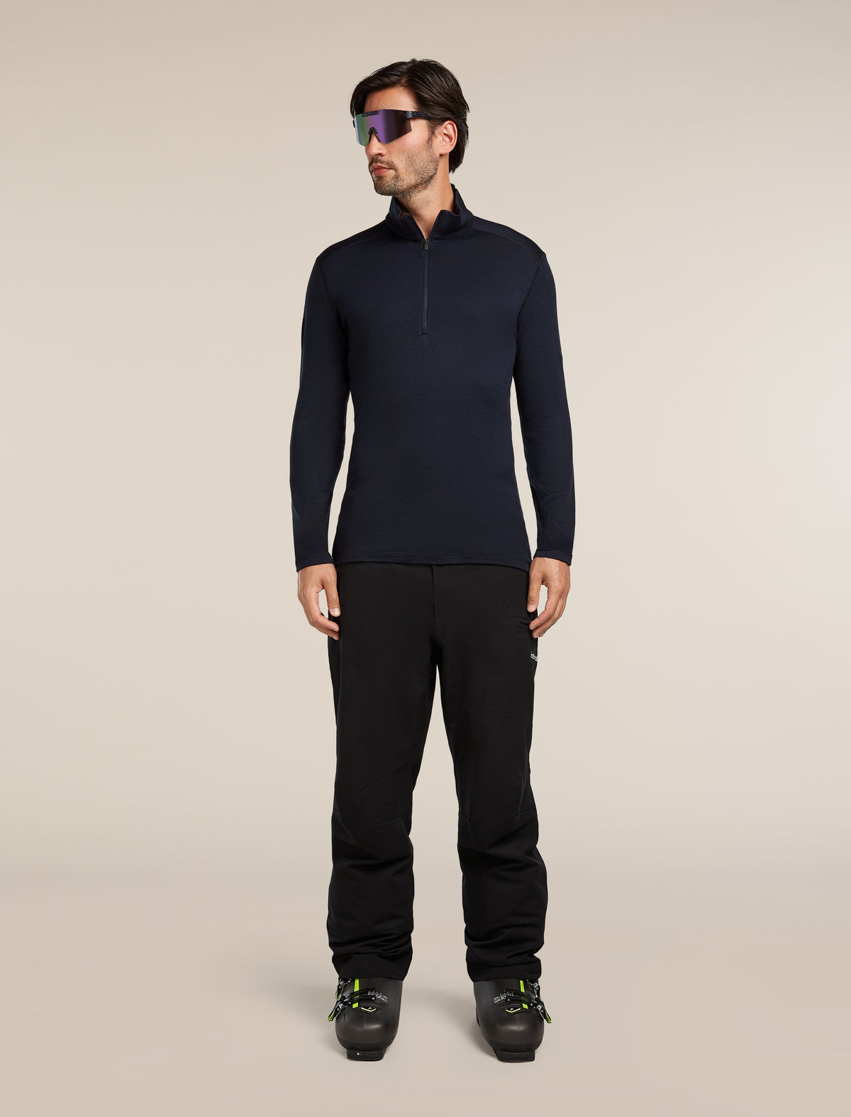 Men's 260 Tech Half Zip Thermal Top Midnight Navy - 4