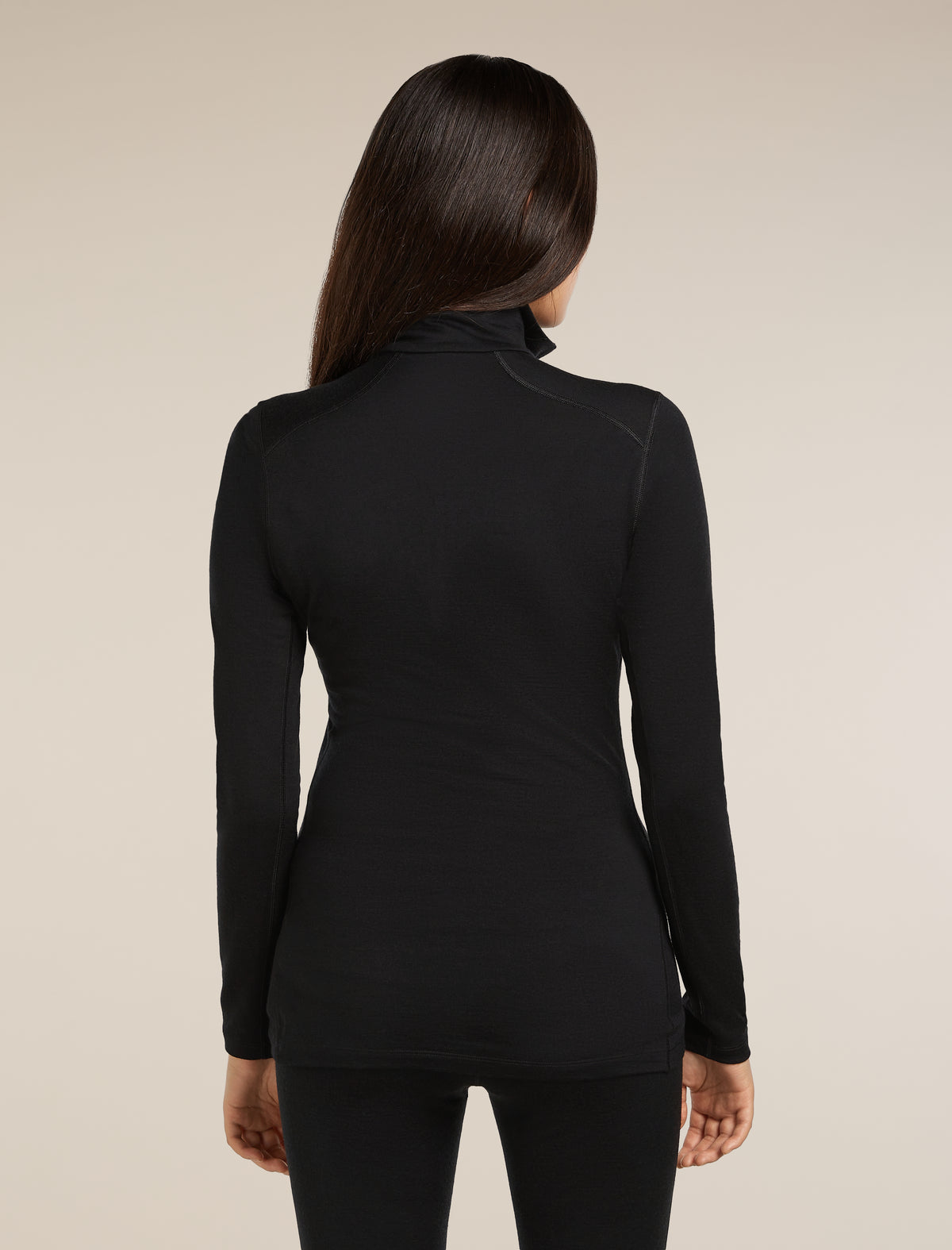 Women's 200 Oasis Half Zip Thermal Top Black - 2