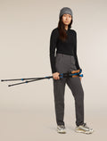 Women's 200 Oasis Half Zip Thermal Top Black - 4