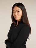 Women's 200 Oasis Half Zip Thermal Top Black - 6