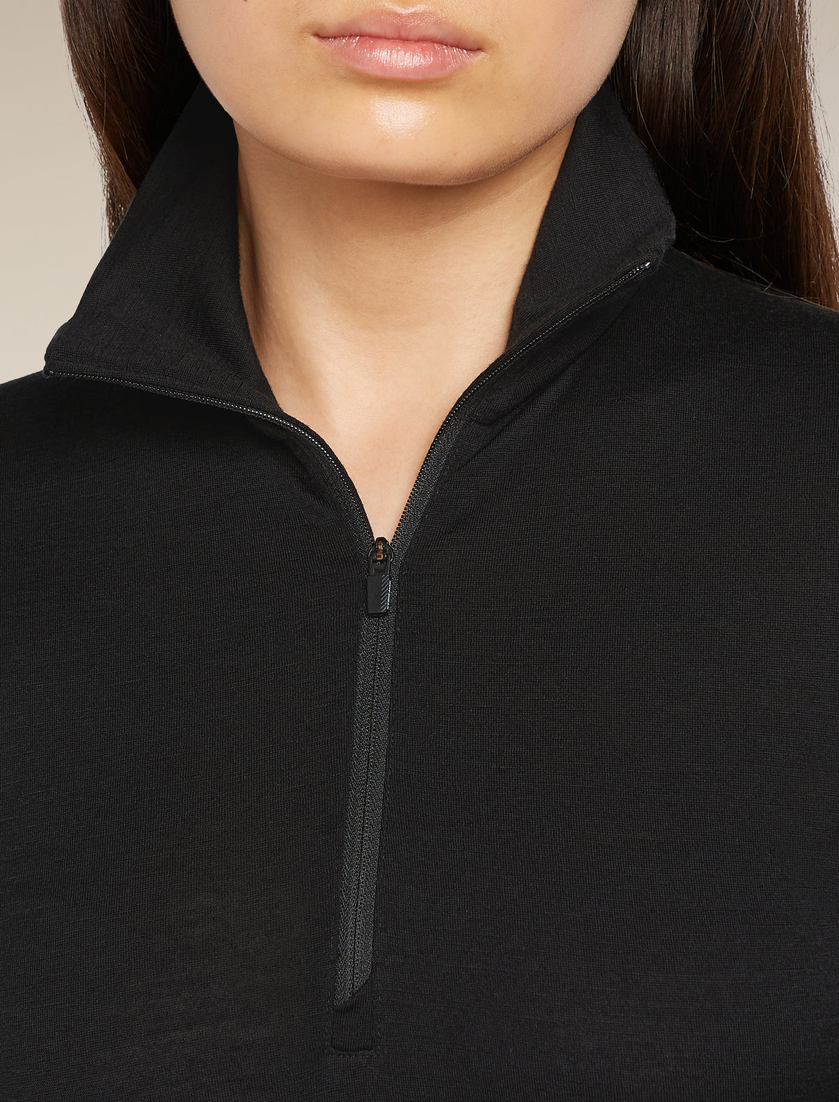 Women's 200 Oasis Half Zip Thermal Top Black - 7