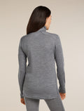 Women's 200 Oasis Half Zip Thermal Top Gritstone Heather - 2