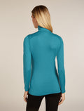 Women's 200 Oasis Half Zip Thermal Top Topaz - 2
