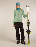 Women's 200 Oasis Half Zip Thermal Top Topaz - 4
