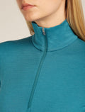 Women's 200 Oasis Half Zip Thermal Top Topaz - 5