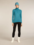 Women's 200 Oasis Half Zip Thermal Top Topaz - 7
