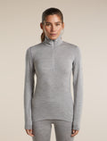 260 Oasis Half Zip Metro Hthr - 1