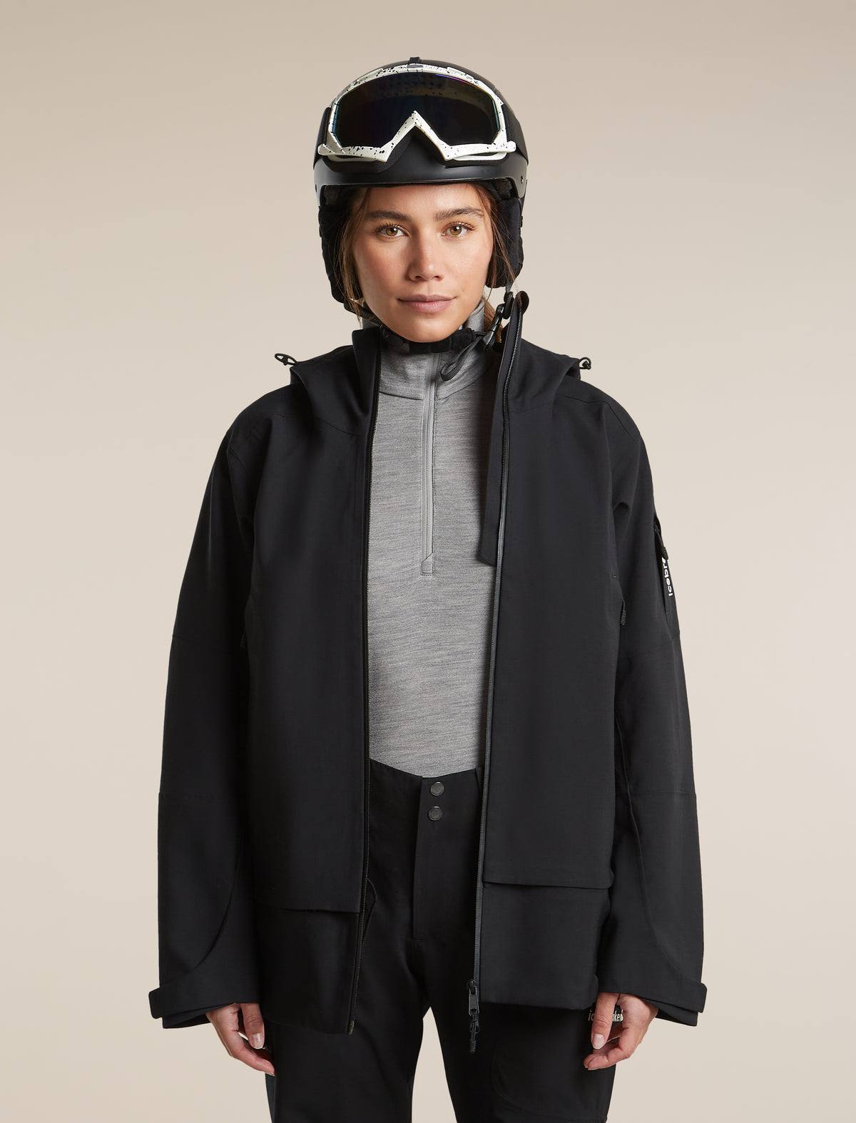 260 Oasis Half Zip Metro Hthr - 5