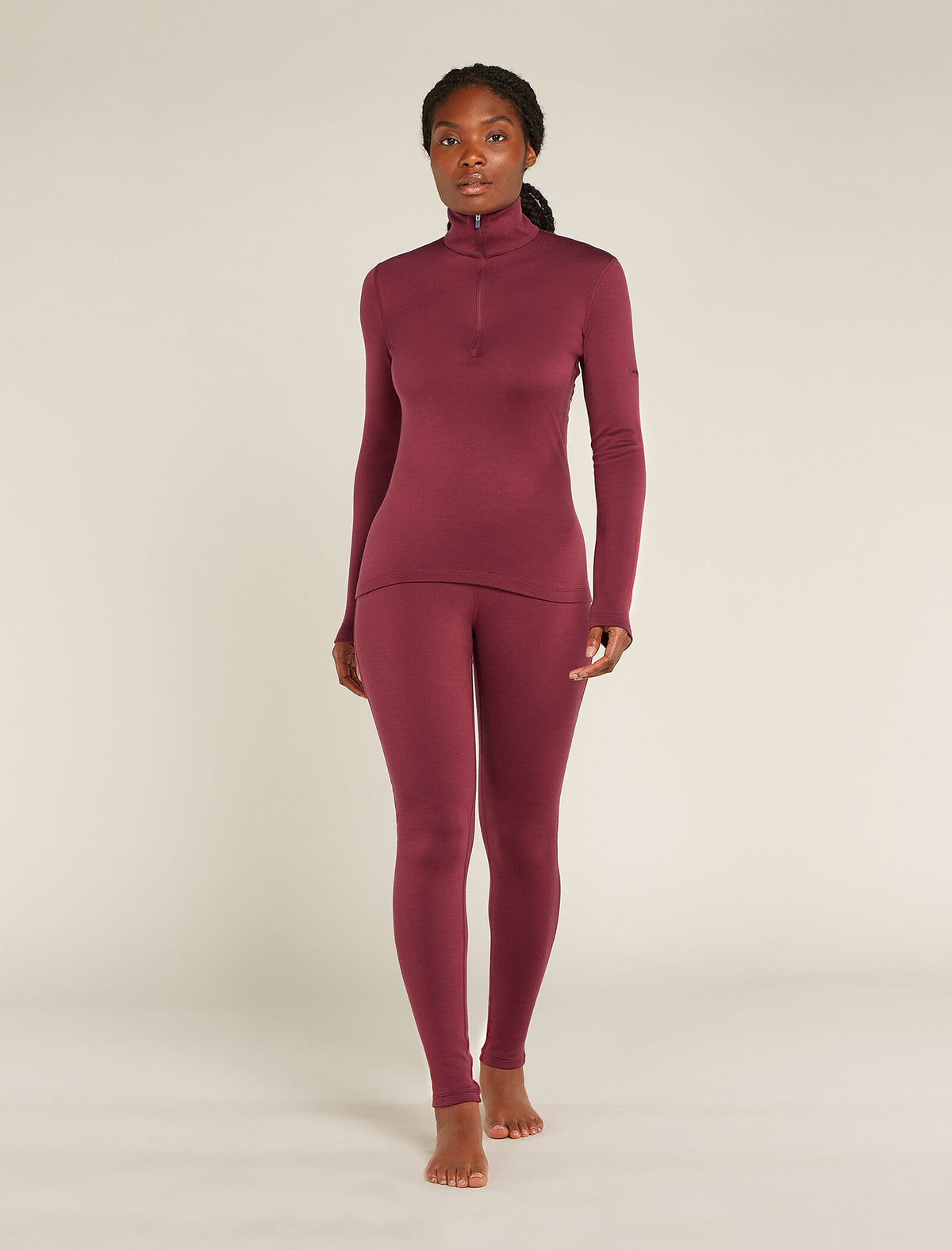 Merino 260 Tech Half-Zip-Thermo-Langarmshirt Damen  - 3