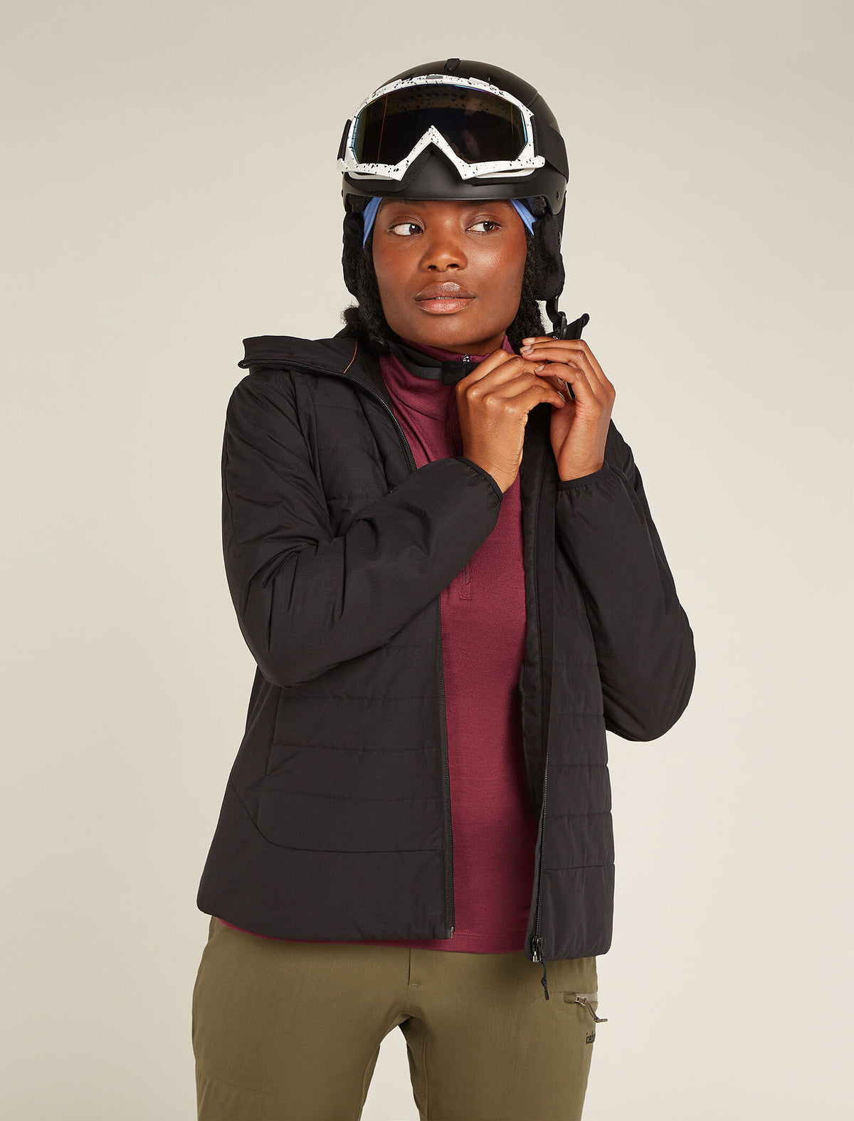 Merino 260 Tech Half-Zip-Thermo-Langarmshirt Damen  - 4