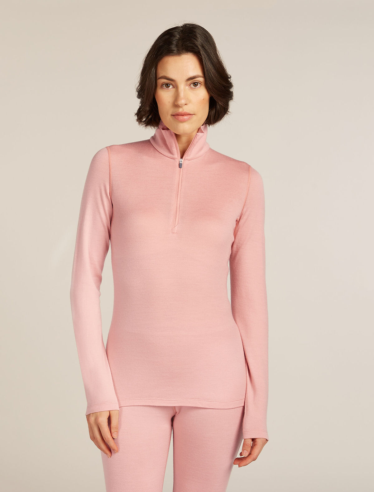 Women's 260 Tech Half Zip Thermal Top Blush - 1