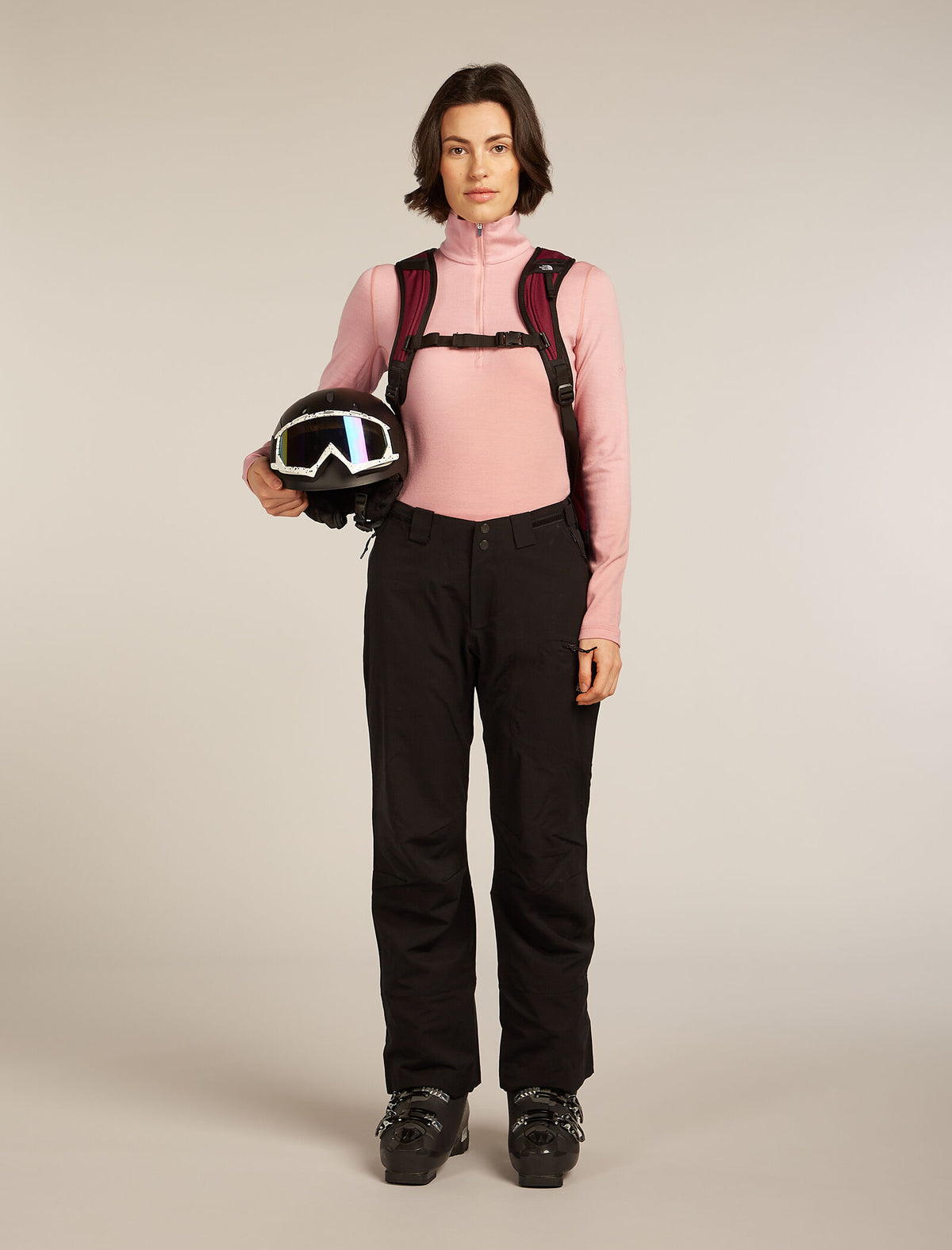 Women's 260 Tech Half Zip Thermal Top Blush - 4