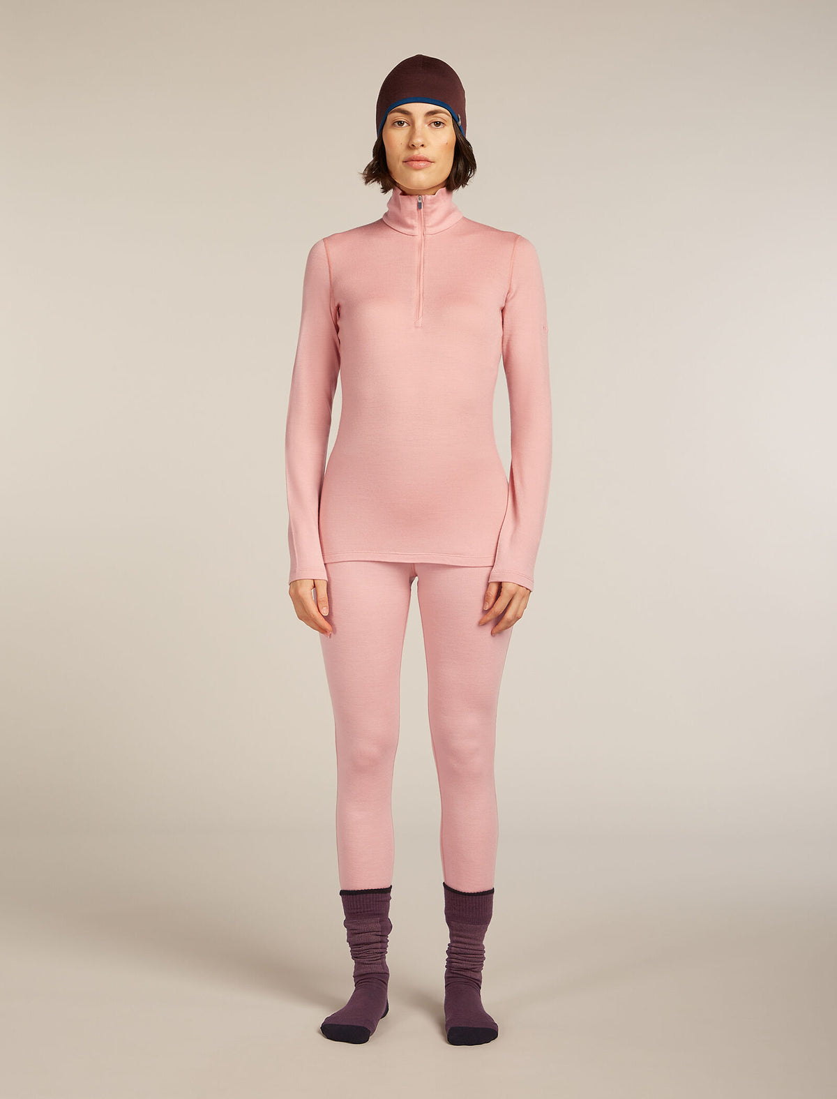 Women's 260 Tech Half Zip Thermal Top Blush - 7