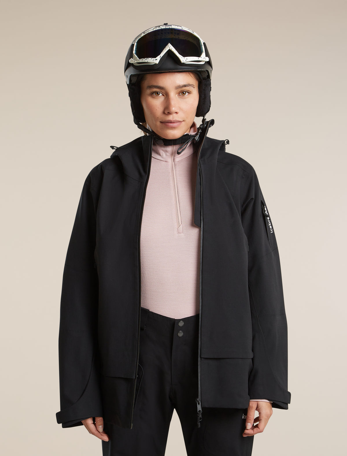 260 Oasis Half Zip Pink Quartz - 5