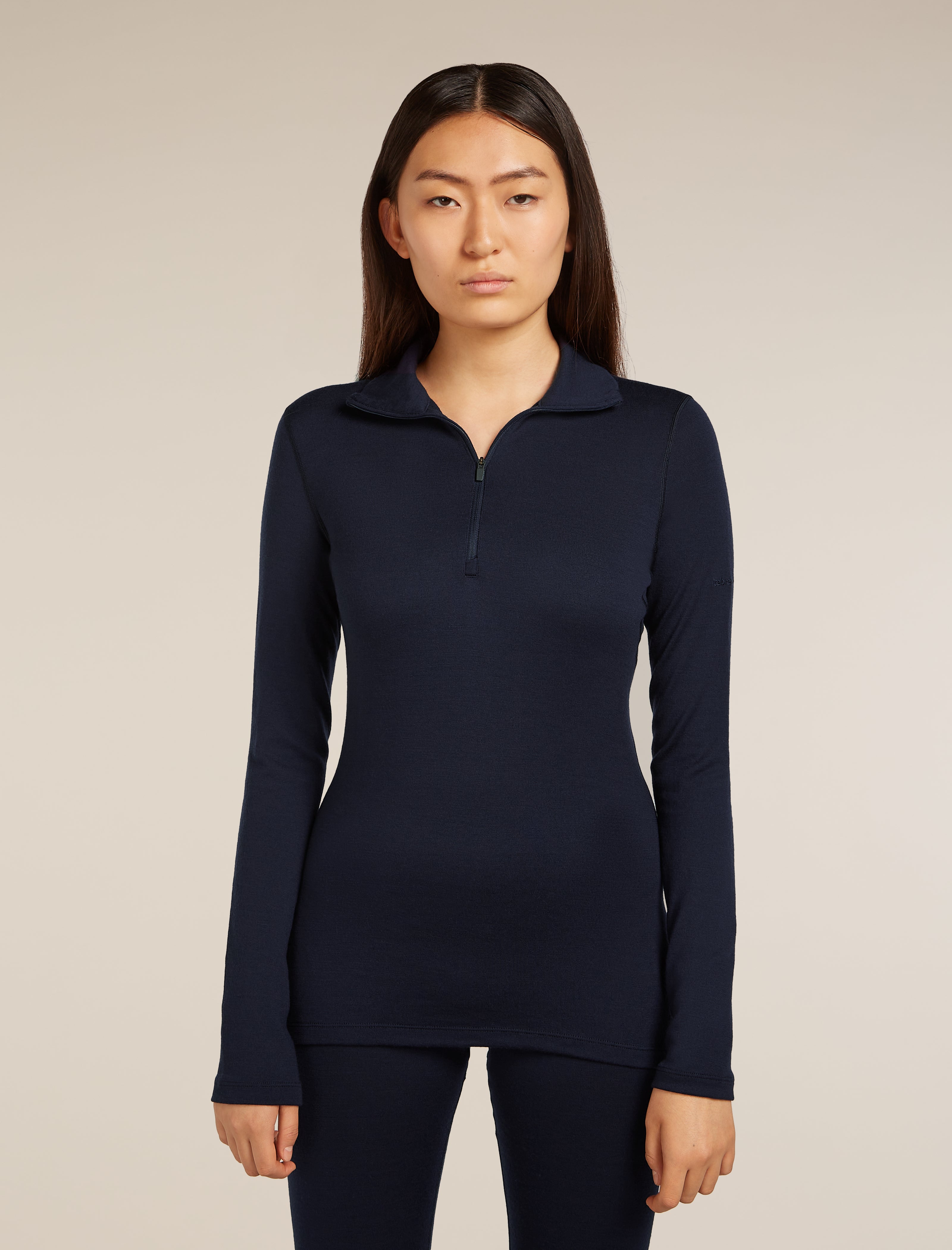 Merino 260 Tech Half-Zip-Thermo-Langarmshirt Dames| icebreaker
