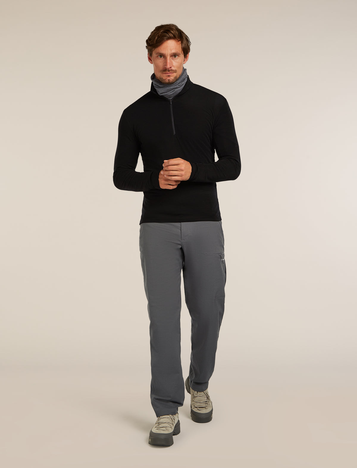 Men's 175 Everyday Half Zip Thermal Top Black - 4