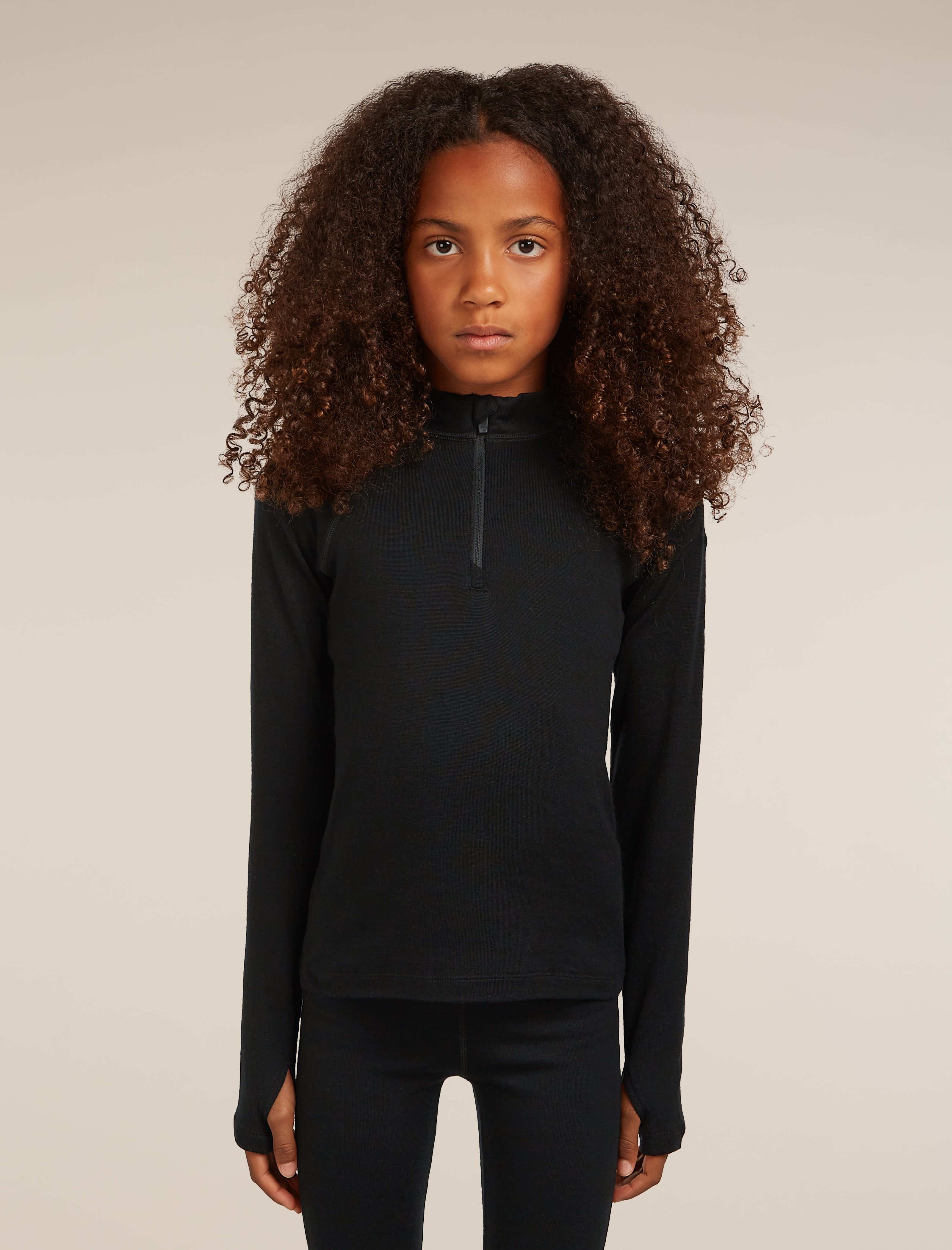 BABYLCLUB トップス Kids' Merino 260 Tech Long Sleeve Half Zip Thermal Top| icebreaker