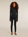 Kids’ 260 Tech Half Zip Thermal Top Black - 2