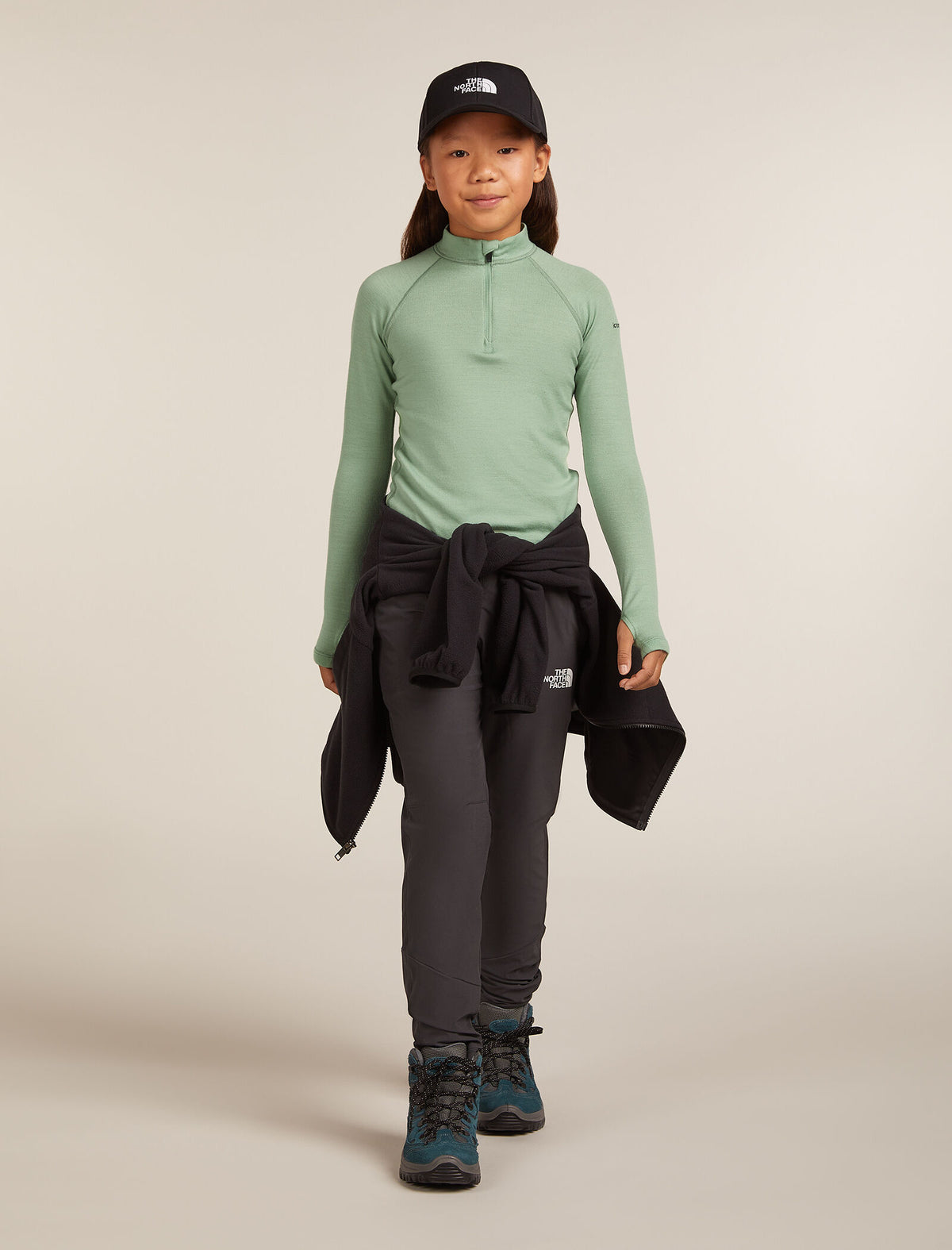 Kids’ 260 Tech Half Zip Thermal Top Seaglass - 4