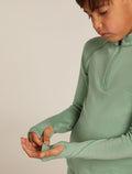 Kids’ 260 Tech Half Zip Thermal Top Seaglass - 6