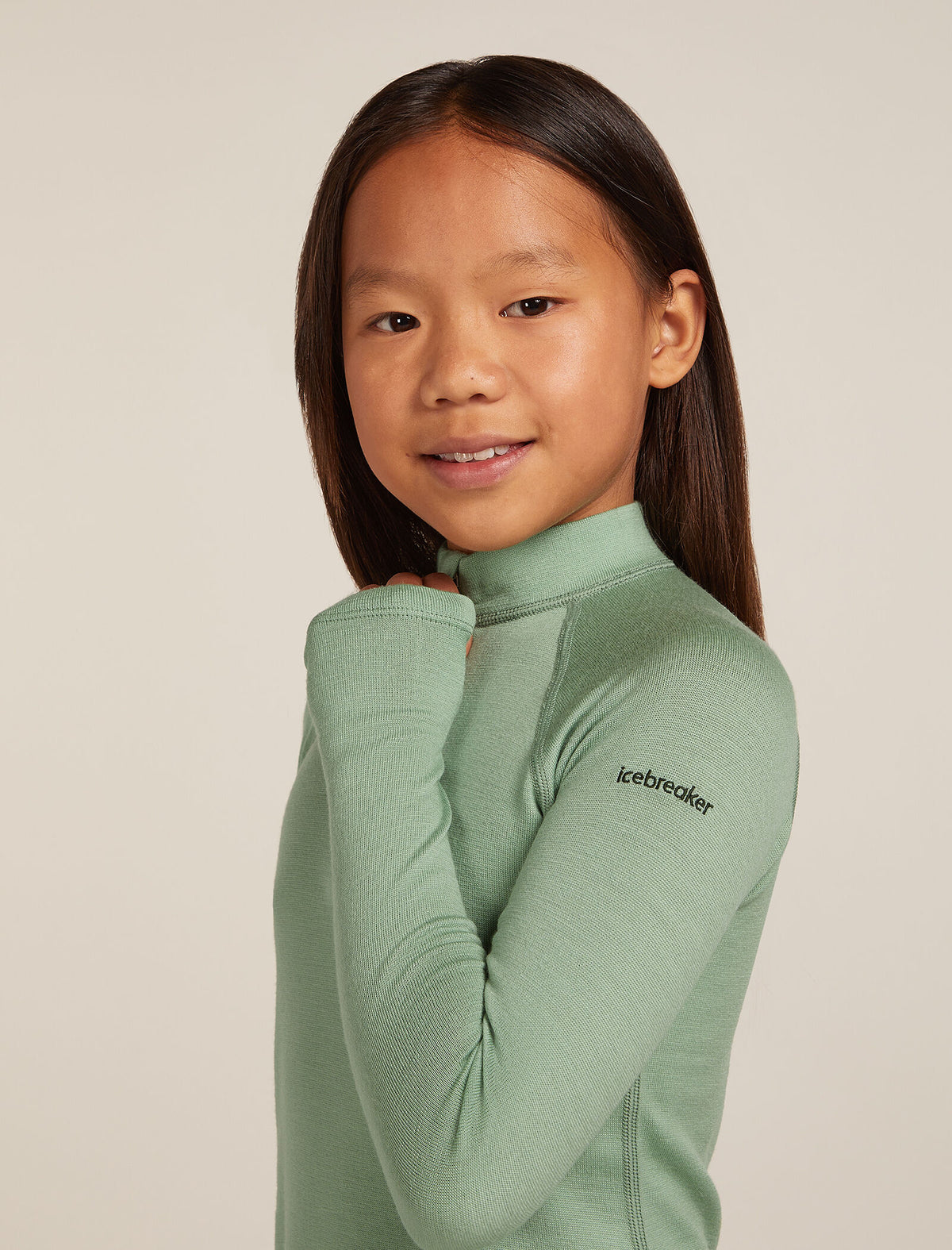 Kids’ 260 Tech Half Zip Thermal Top Seaglass - 7