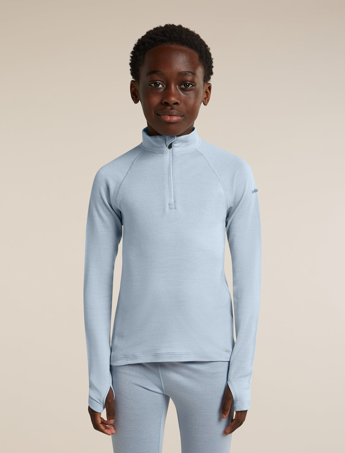 260 Oasis Half Zip Zinc Blue - 1