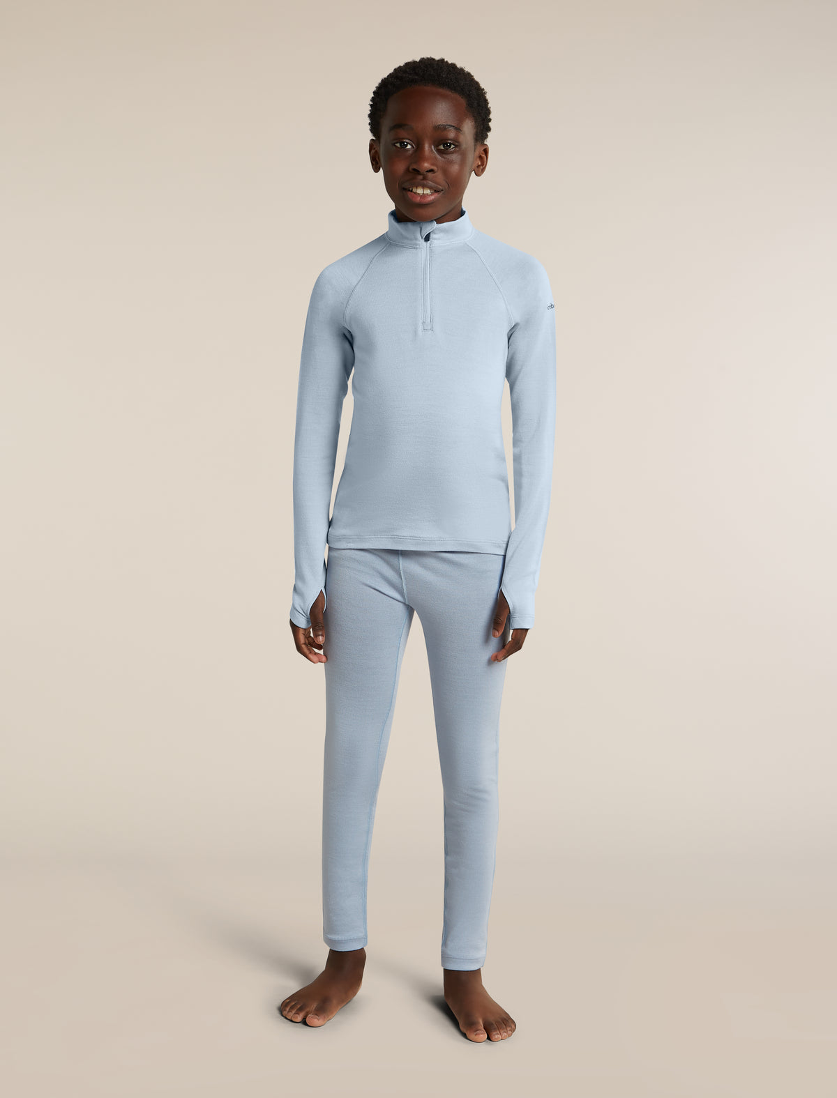 260 Oasis Half Zip Zinc Blue - 5