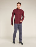 Giacca con zip in misto di lana merino Descender Uomo  - 3