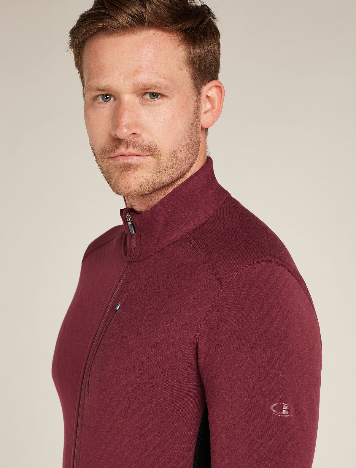 Giacca con zip in misto di lana merino Descender Uomo  - 5