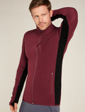 Giacca con zip in misto di lana merino Descender Uomo  - 6