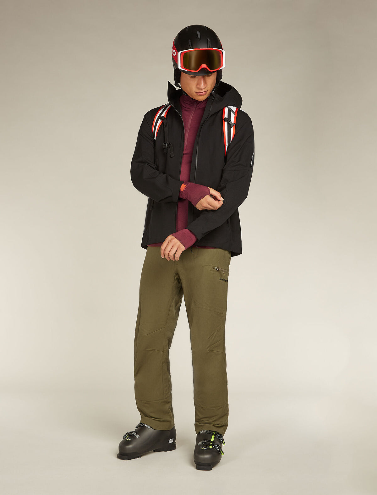 Merino 200 ZoneKnit™ Half-Zip-Thermo-Langarmshirt Herren  - 4