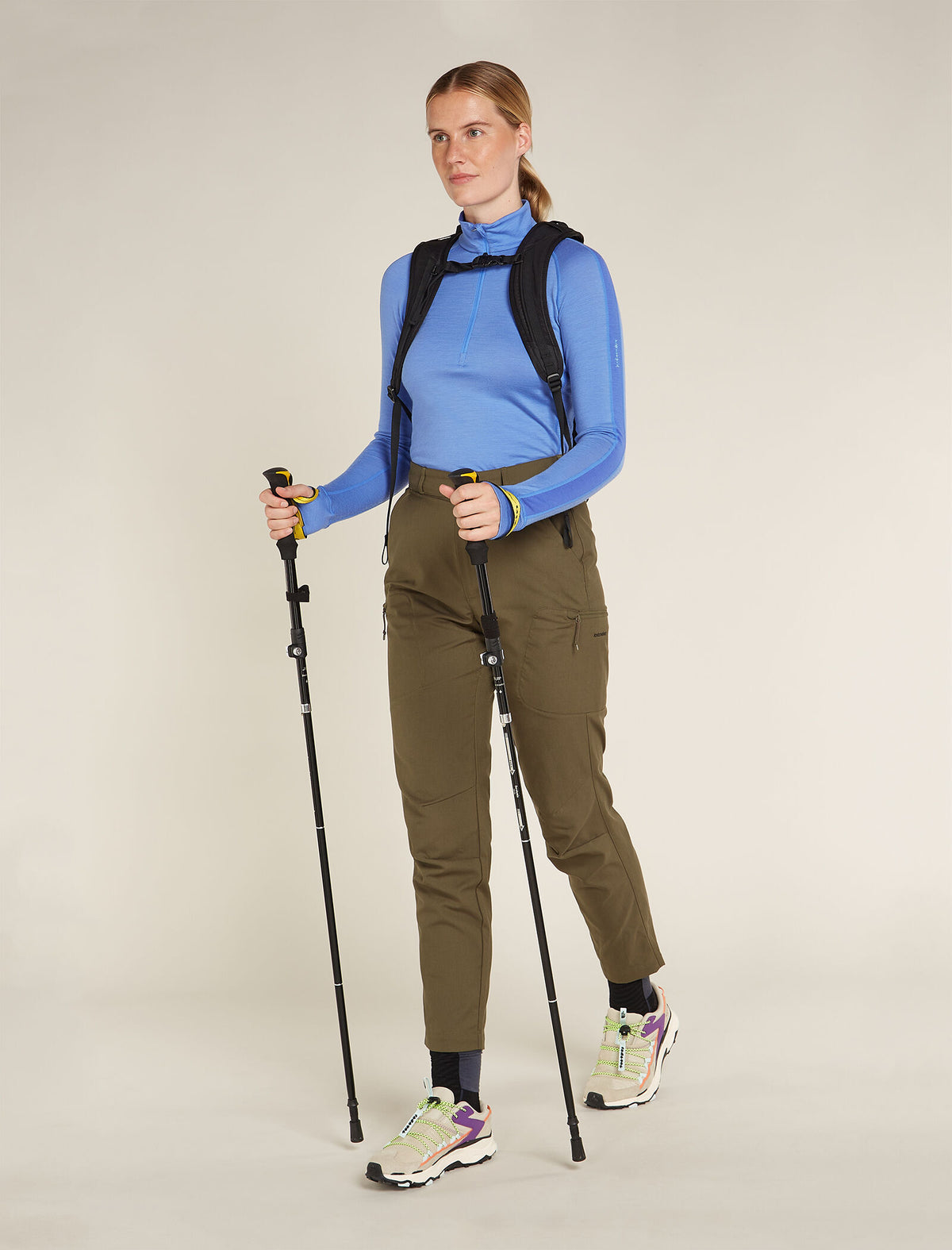 Merino 200 ZoneKnit™ Half-Zip-Thermo-Langarmshirt Damen  - 4