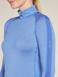 Merino 200 ZoneKnit™ Half-Zip-Thermo-Langarmshirt Damen  - 5