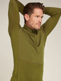 Herr 260 ZoneKnit™ långärmad termisk topp i merino med halvlång dragkedja  - 6