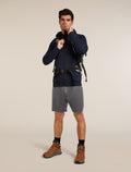 Maglia con maniche lunghe, zip e cappuccio in misto di lana merino Central Classic Uomo  - 4