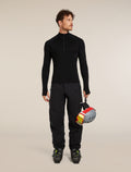 Men's 300 Polar Half Zip Thermal Top Black - 4
