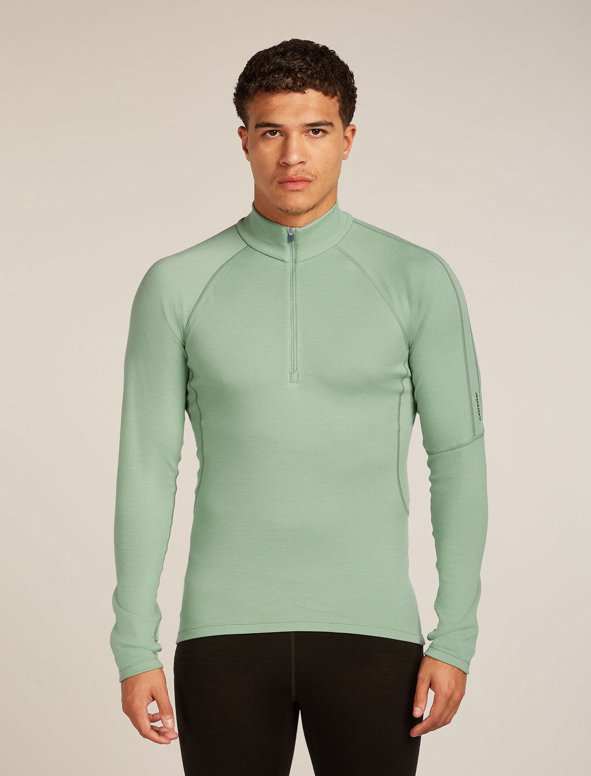 Men's 300 Polar Half Zip Thermal Top Seaglass - 1