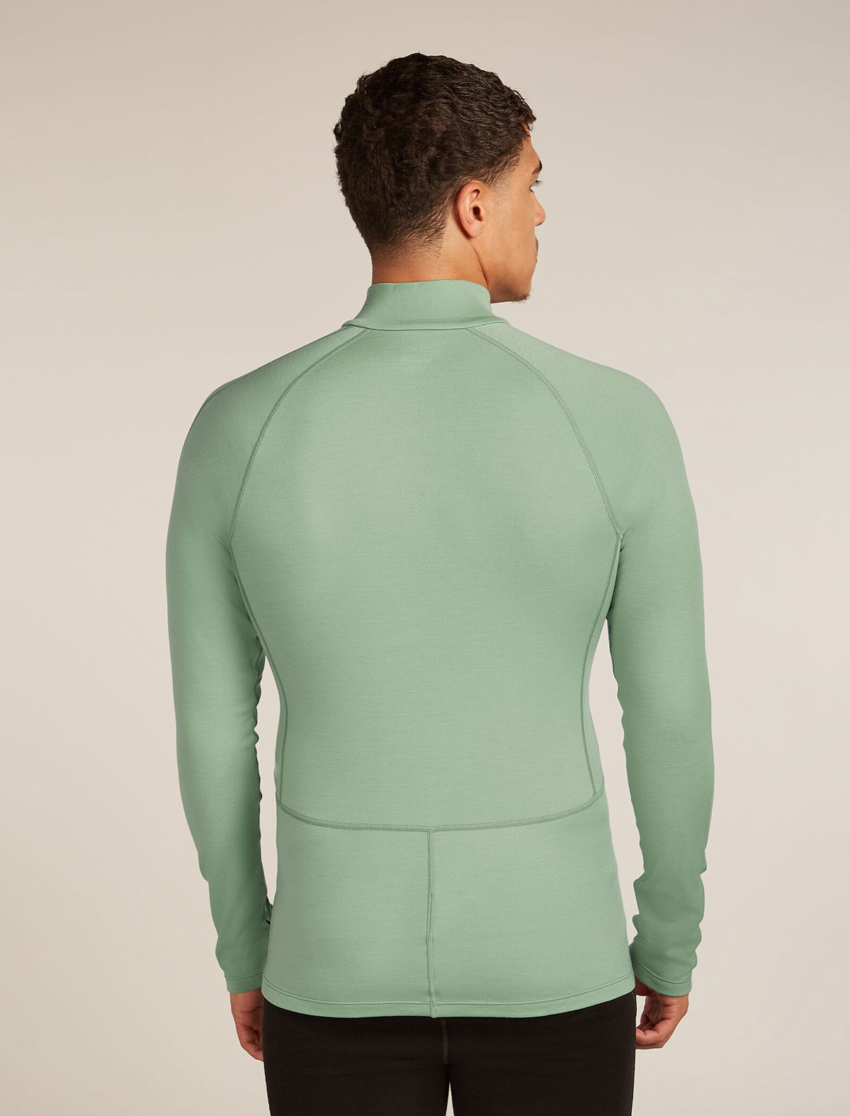 Men's 300 Polar Half Zip Thermal Top Seaglass - 2