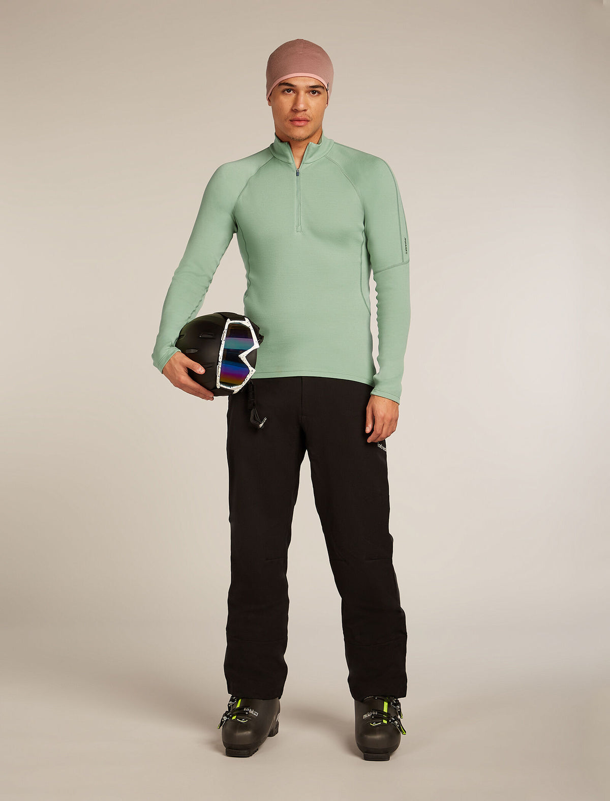 Men's 300 Polar Half Zip Thermal Top Seaglass - 4