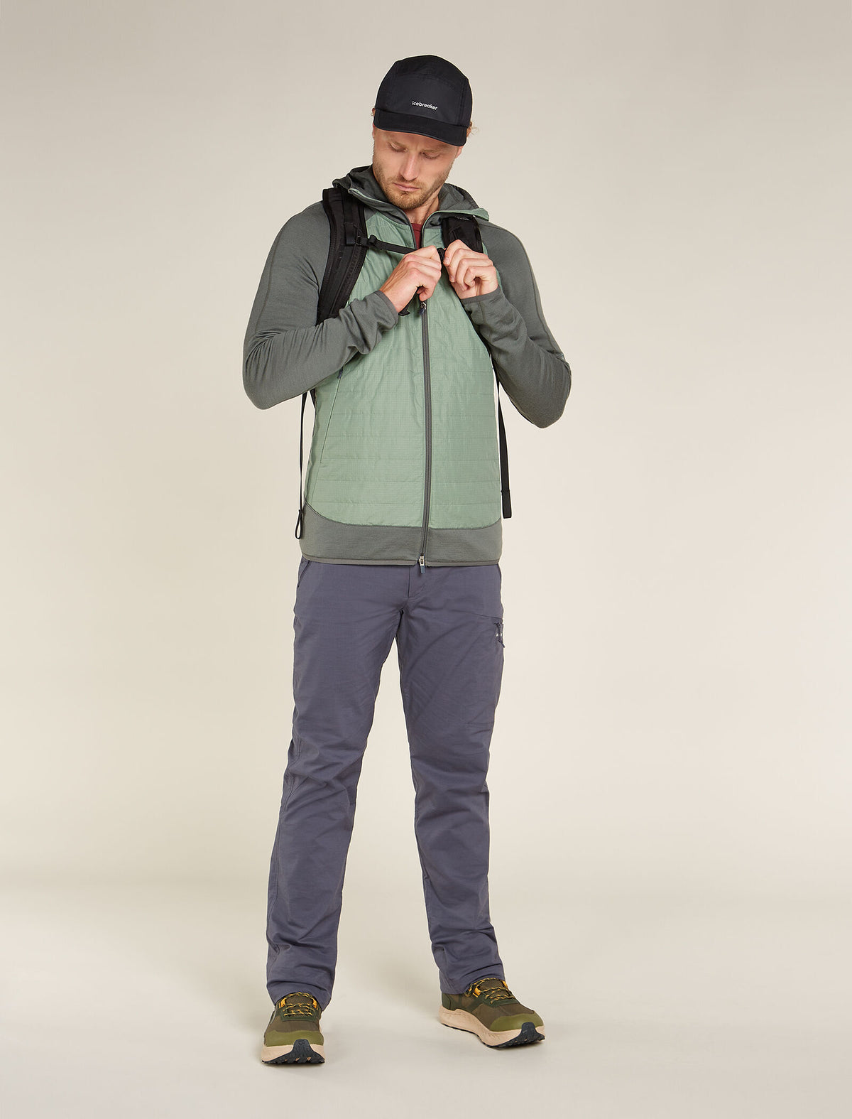 Merinomix Quantum Hybrid Zip-Hoodie Herren  - 4