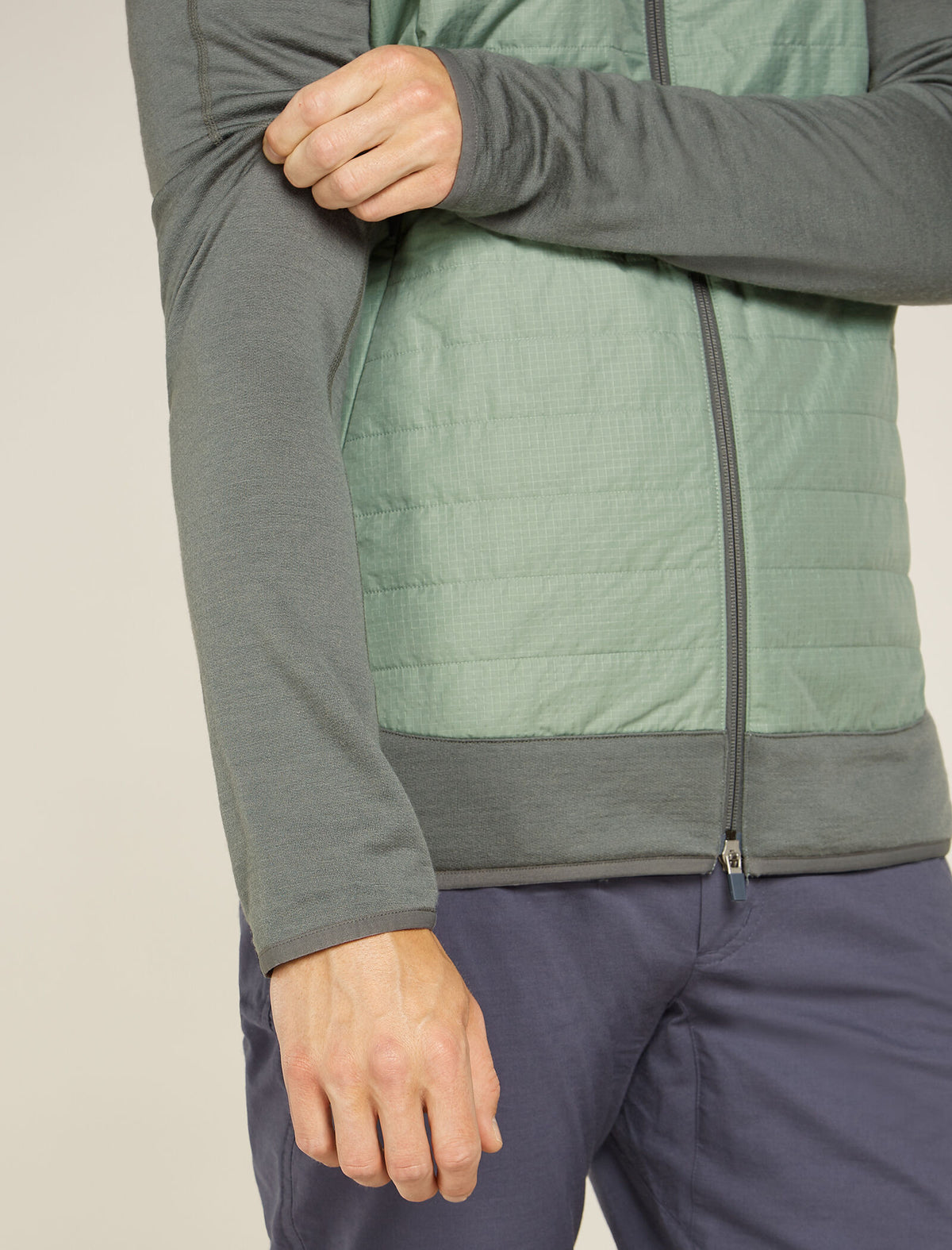 Merinomix Quantum Hybrid Zip-Hoodie Herren  - 7